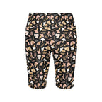 Magic Moth Women's Bike Shorts With Side Pockets Women's Bike Shorts animal Printed Offshore