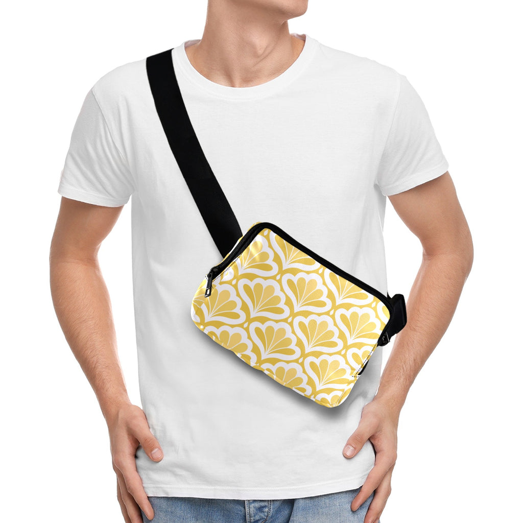 Yellow Pattern - Belt Bag