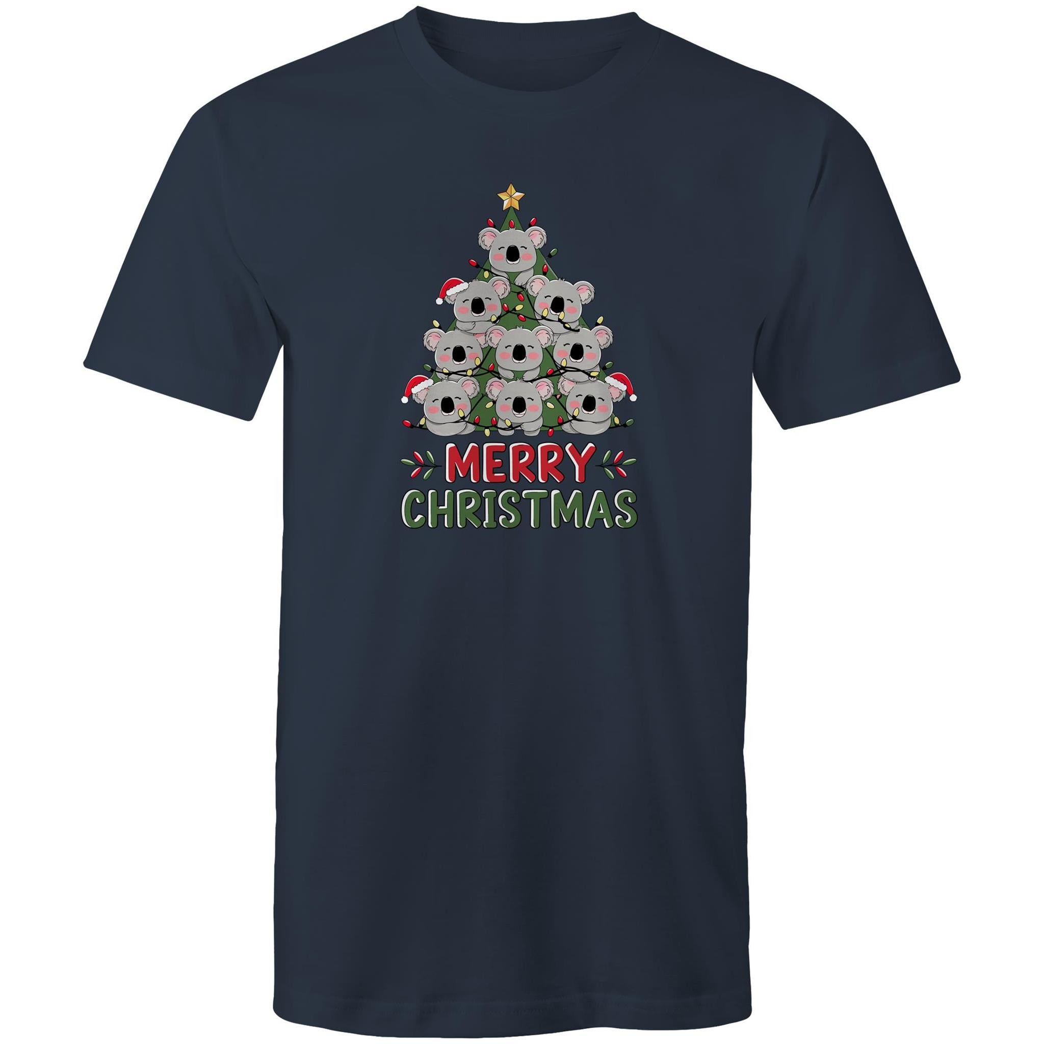 Koala Christmas Tree - Mens T-Shirt