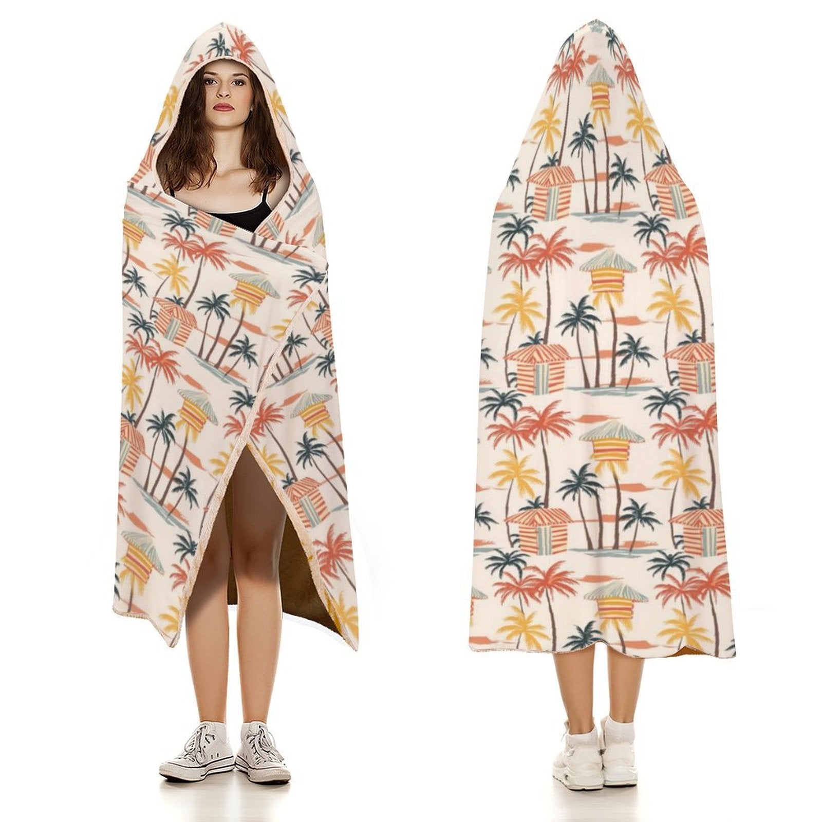 Beach Shack Kids Hooded Blanket 100cm x 130cm
