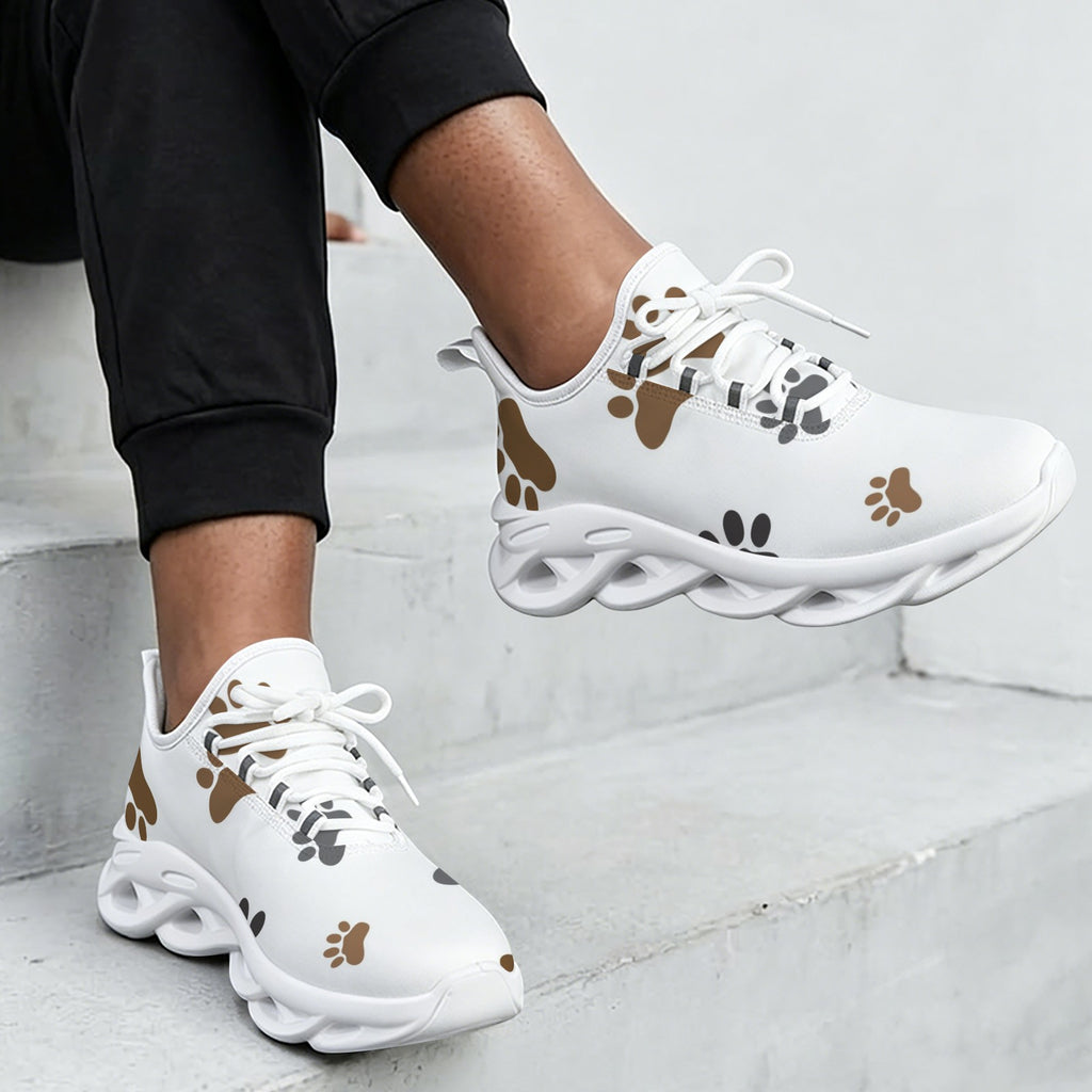 Paw Prints Women's Twisted Sole Sneakers