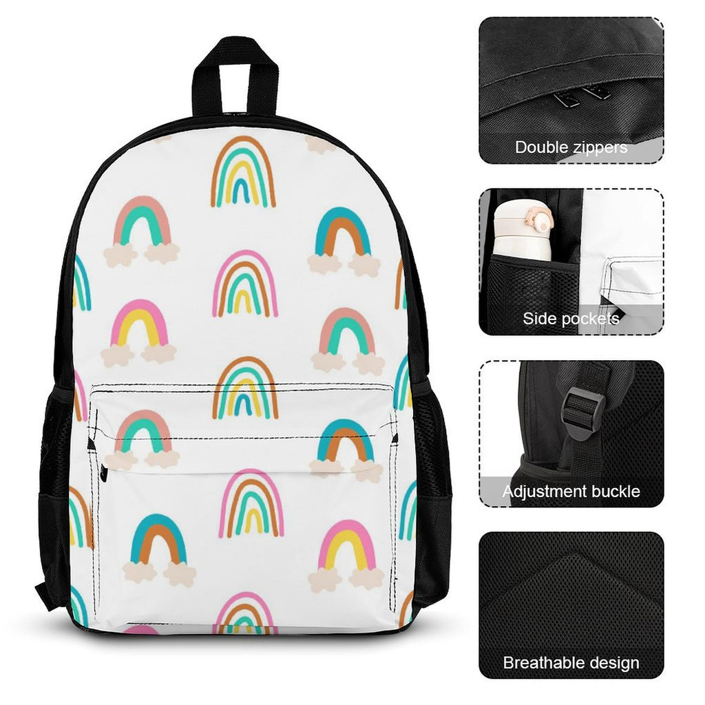 Cute Rainbows - Three Piece Backpack Set