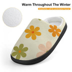 Cute Daisies Kids Cotton Slippers Kids Cotton Slippers Plants Printed Offshore