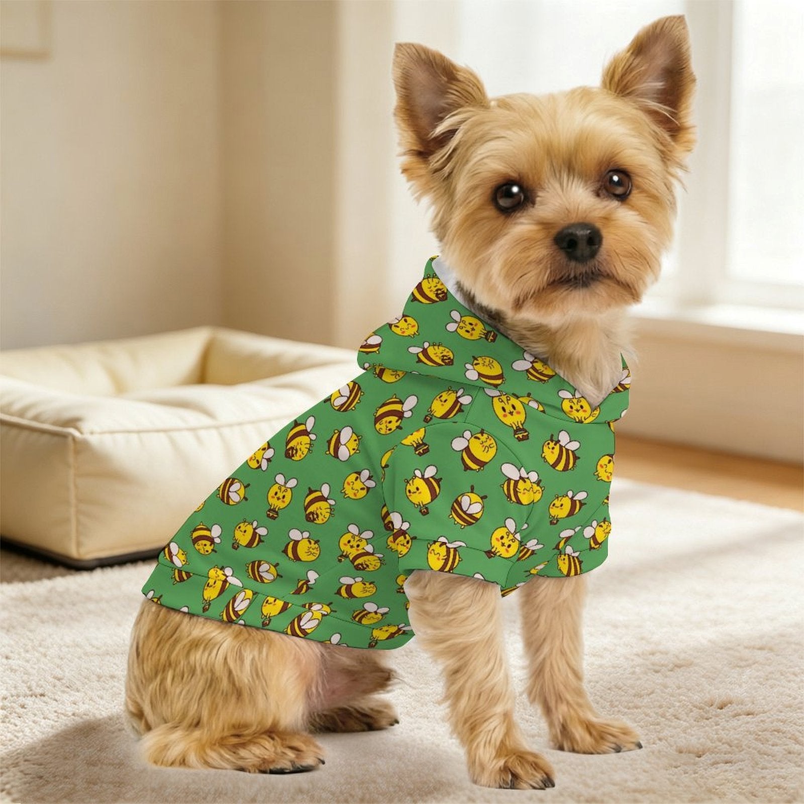 Busy Bees Pet Hoodie (Small Size)
