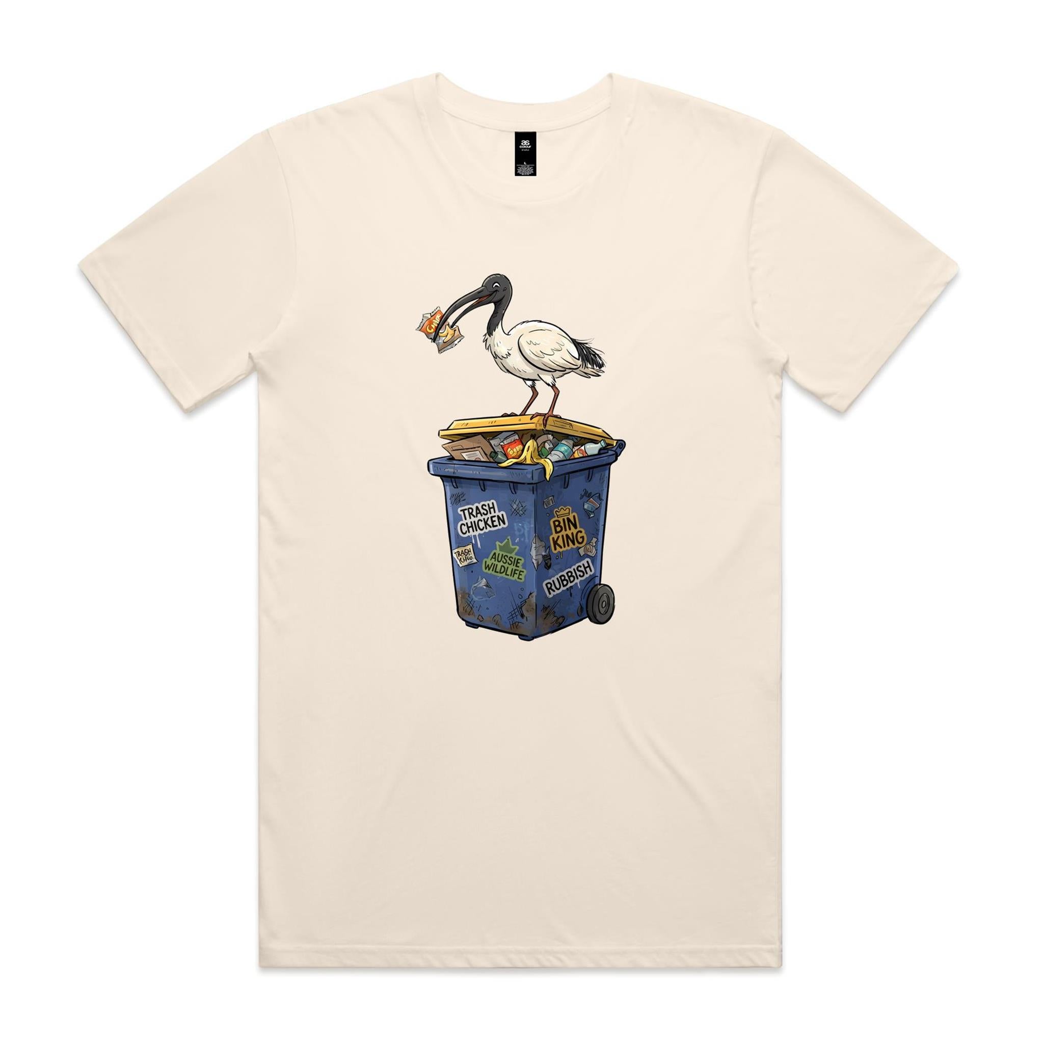 Bin Chicken Australian Ibis Men's AS Colour T-shirt