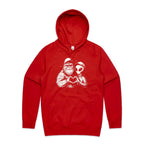 Alien Bigfoot Heart Hands - Mens Hoodie Red Mens Hoodie Love Printed In Australia Sci Fi