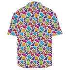 Graphic 80's Men's Crinkle Hawaiian Shirt