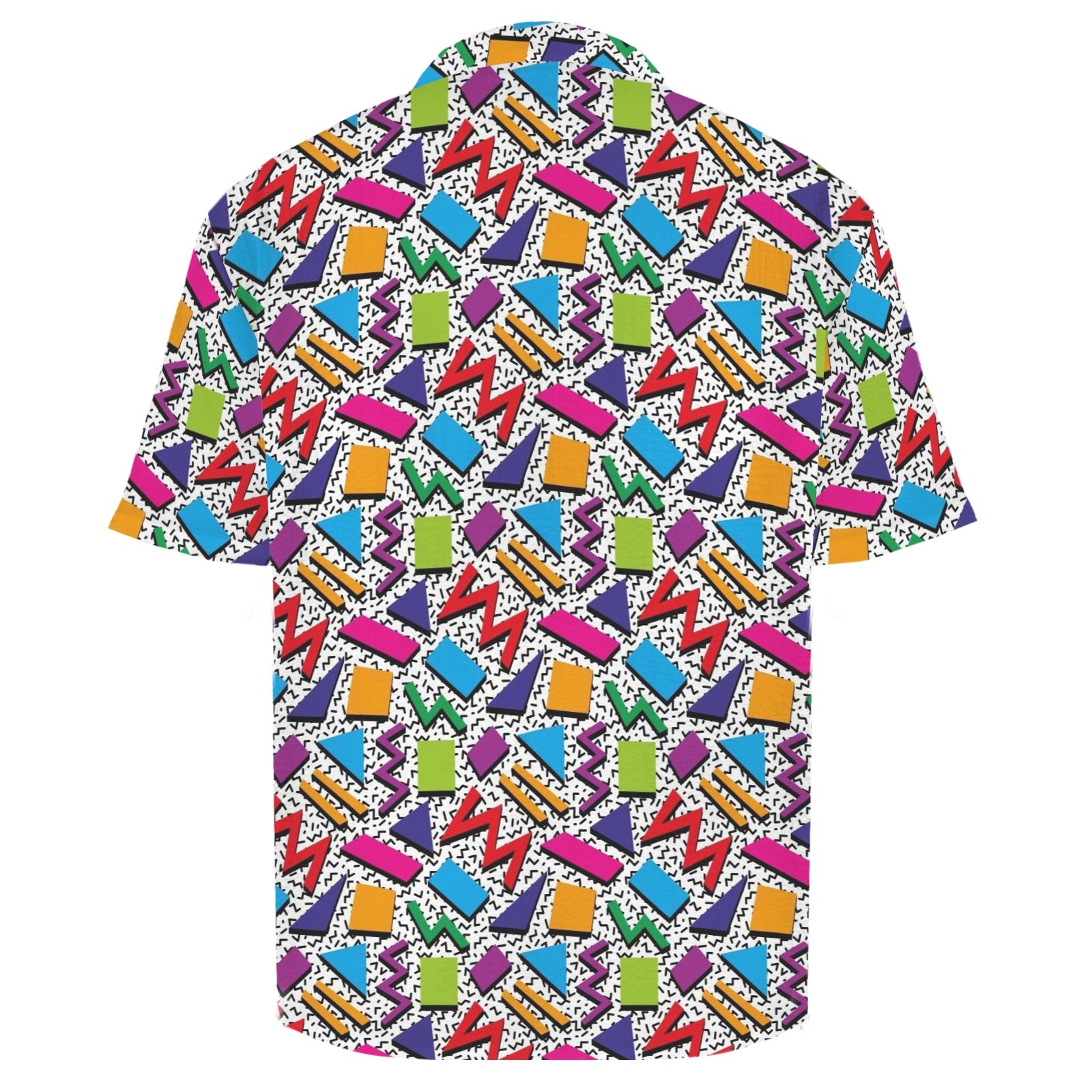 Graphic 80's Men's Crinkle Hawaiian Shirt