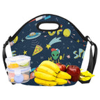 Hello Alien - Neoprene Lunch Bag Neoprene Lunch Bag Printed Offshore