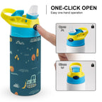 Construction Vehicles - Little Kids Water Bottle Little Kids Water Bottle Printed Offshore