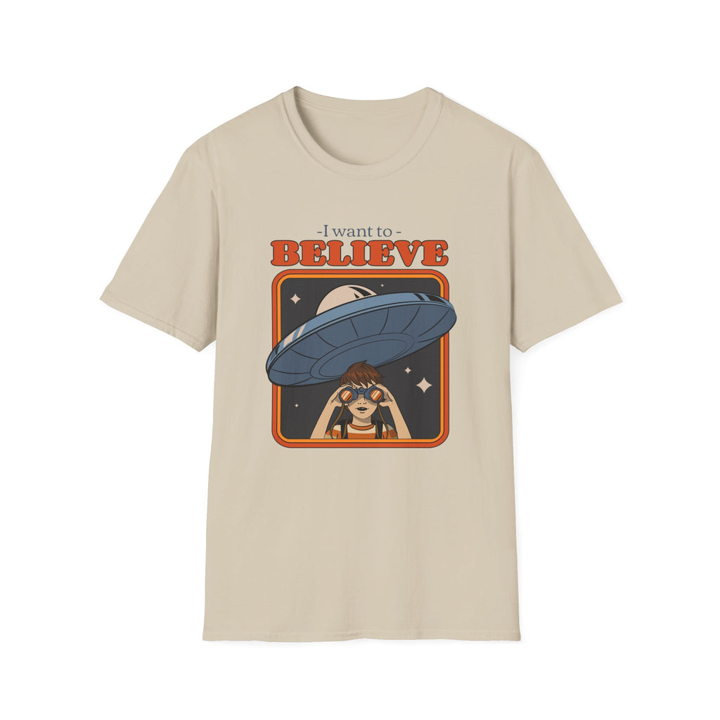 I Want To Believe, UFO - Unisex Softstyle T-Shirt