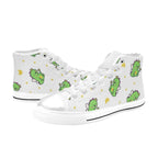 Dinosaur Fairy - Kids' High Top Canvas Shoes Kids High Top Canvas Shoes animal Printed Offshore