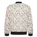 Australian Plants And Animals Men's Casual Zip‑Up Bomber Jacket