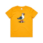 Seagull With Sunglasses And High Tops Kid's AS Colour T-shirt