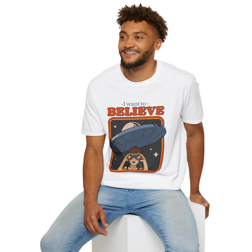 I Want To Believe, UFO - Unisex Softstyle T-Shirt