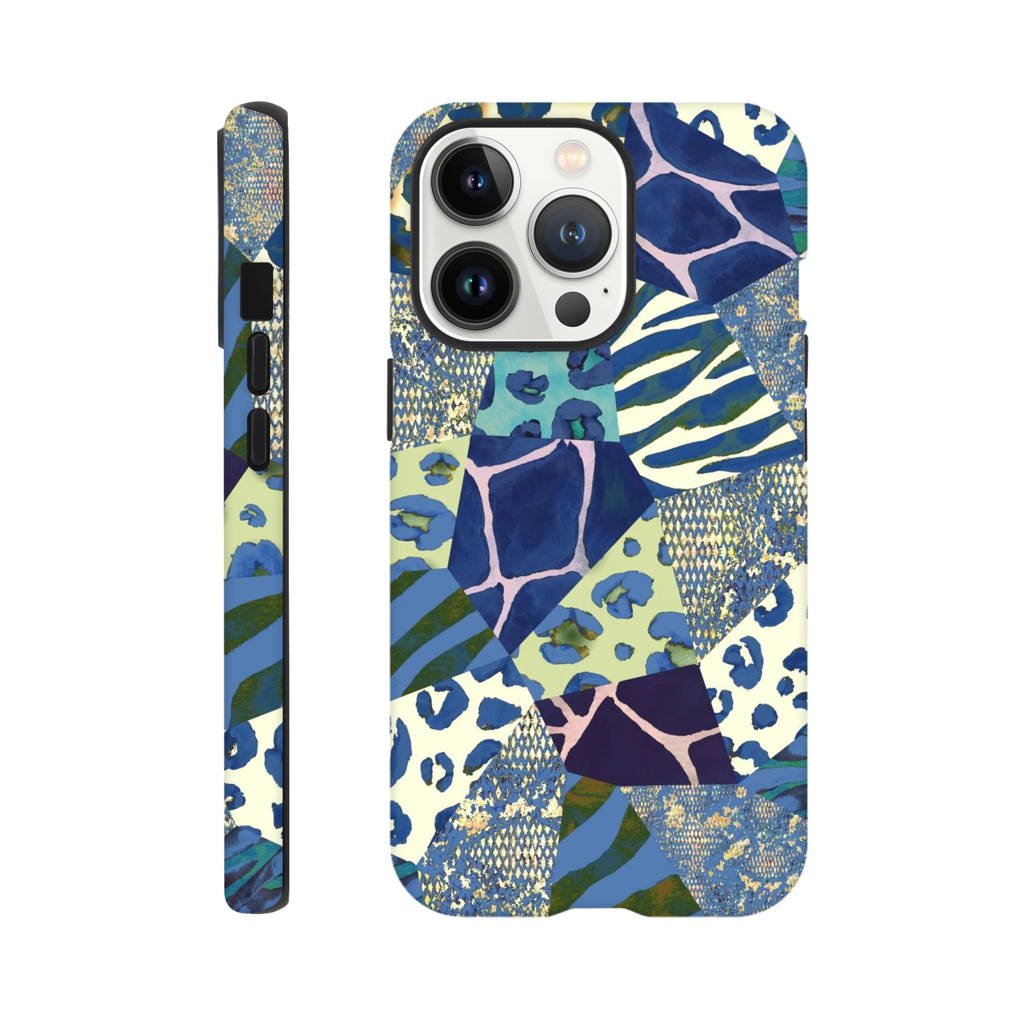 Animal Mosaic - Apple iPhone Tough case iPhone 13 Pro iPhone Tough Case animal Globally Fulfilled