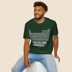 Periodic Table I Wear This Shirt Periodically Unisex T-shirt Unisex Adult T-shirt Globally Fulfilled Science