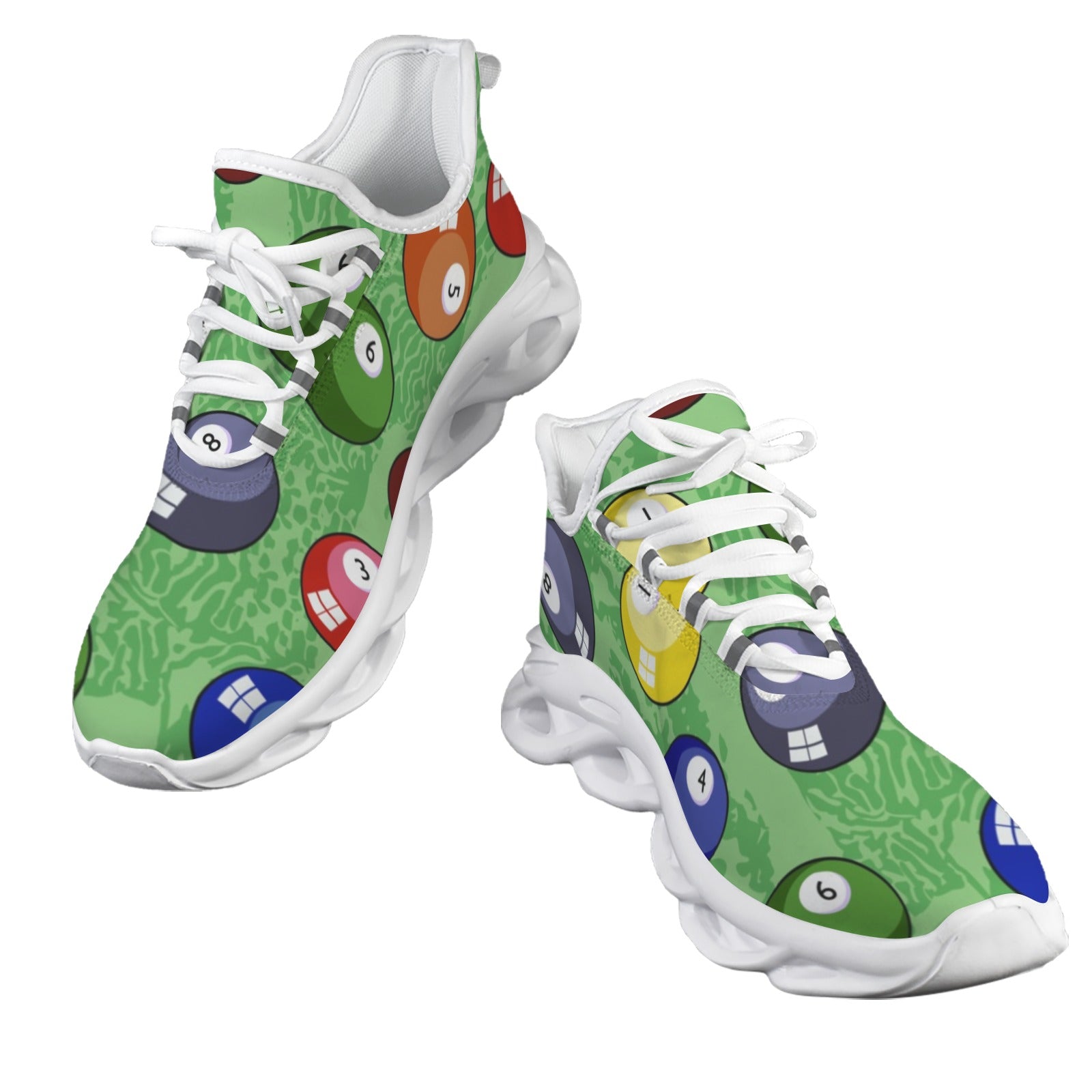Pool Balls Men's Twisted Sole Sneakers
