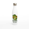 Personalised In A While, Crocodile White 17oz Stainless Steel Water Bottle Default Title Personalised Water Bottle animal Globally Fulfilled