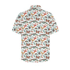 Pretty Moths And Butterflies Men's Short Sleeve Hawaiian Shirt Men's Hawaiian Shirt (New) animal Printed Offshore