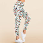 Pretty Moths And Butterflies Women's High Waist Pockets Yoga Leggings Women's High Waist Pockets Yoga Leggings animal Printed Offshore