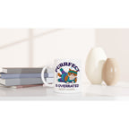 Purrfect Is Overrated - White 11oz Ceramic Mug White 11oz Mug animal Fitness Funny Globally Fulfilled Motivation Positivity