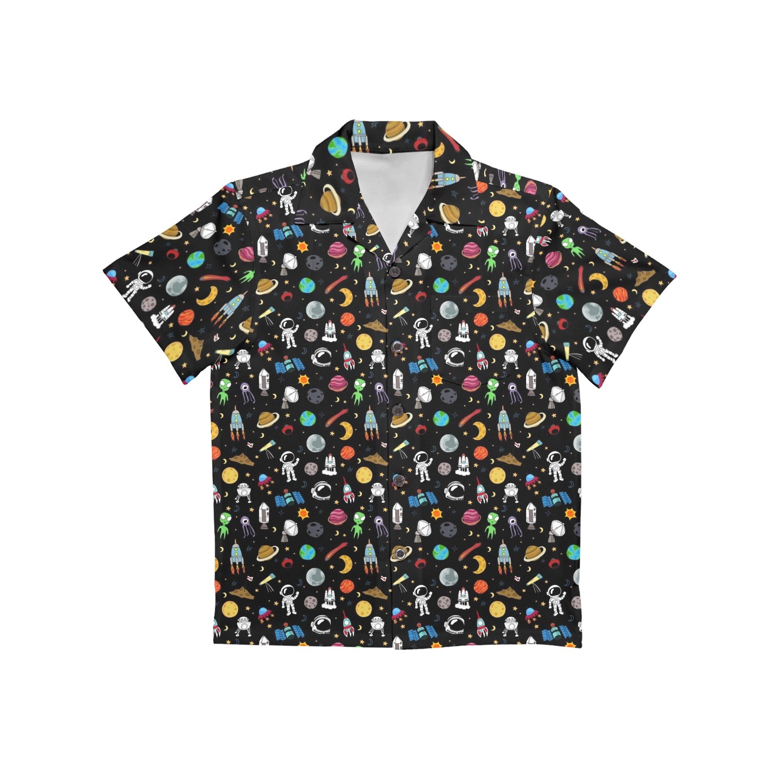 Fun Space Junior Kids Hawaiian Shirt