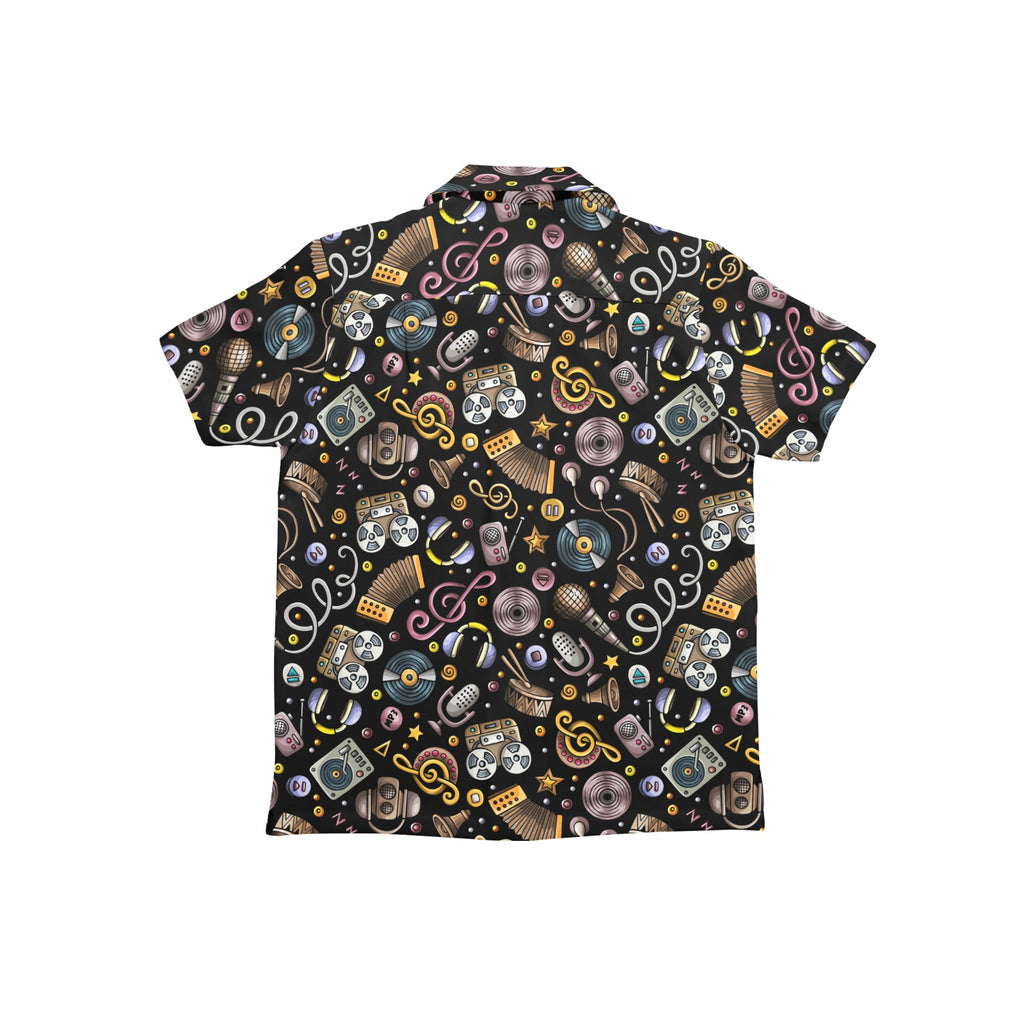 Retro Music Mix - Junior Kids Hawaiian Shirt