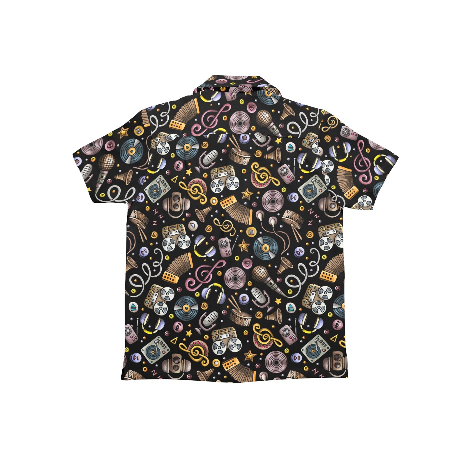 Retro Music Mix - Junior Kids Hawaiian Shirt