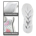 Pastel Watermelon Slices Women's Twisted Sole Sneakers