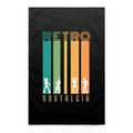 Retro Nostalgia AS Colour Tea Towel Default Title Tea Towel Printed In Australia Retro