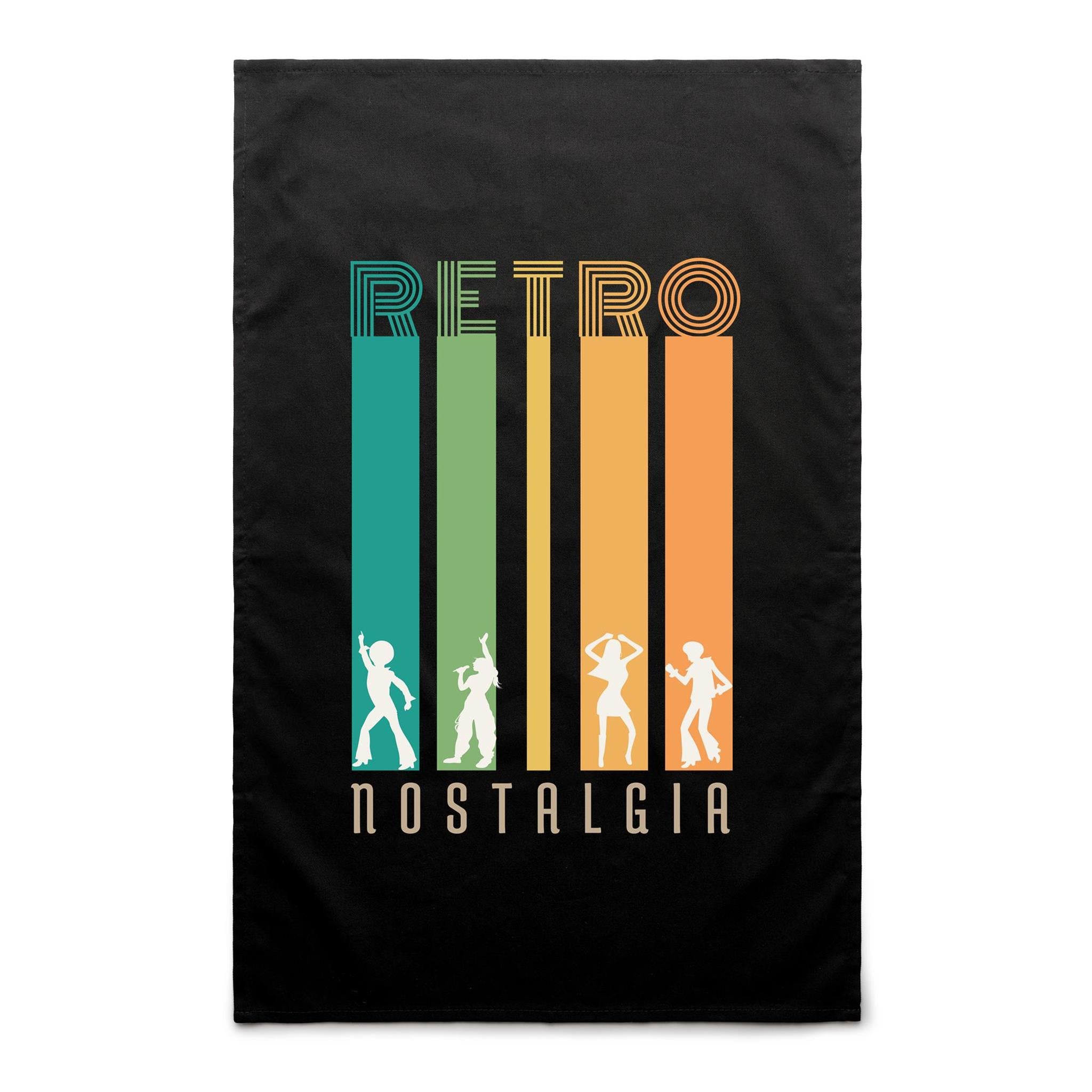 Retro Nostalgia - AS Colour Tea Towel Default Title Tea Towel Printed In Australia Retro