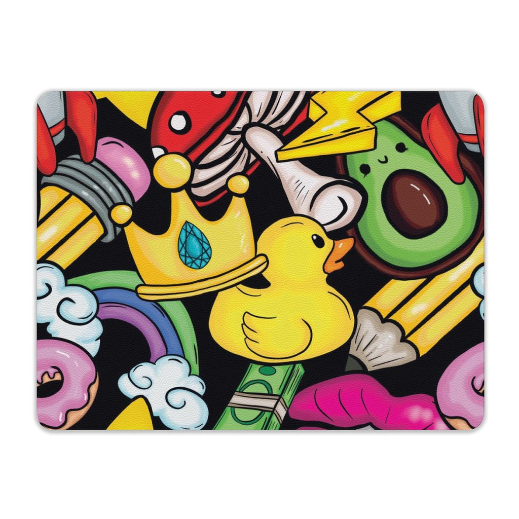 Bright And Cute - Leather Mouse Pad Leather Mouse Pad Printed Offshore