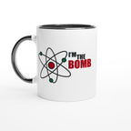 I'm The Bomb, Atom - White 11oz Ceramic Mug with Colour Inside Ceramic Black Colour 11oz Mug Globally Fulfilled Science