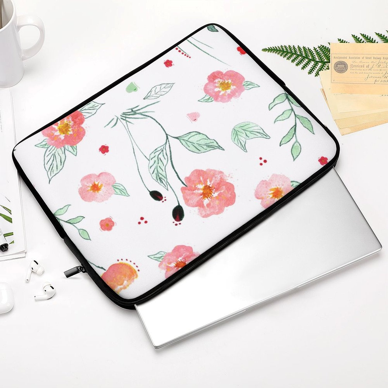 Watercolour Floral - Laptop Sleeve (Multiple Sizes)