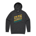 The Best Dad In The Galaxy - Mens Hoodie Asphalt Marle Mens Hoodie Dad Printed In Australia