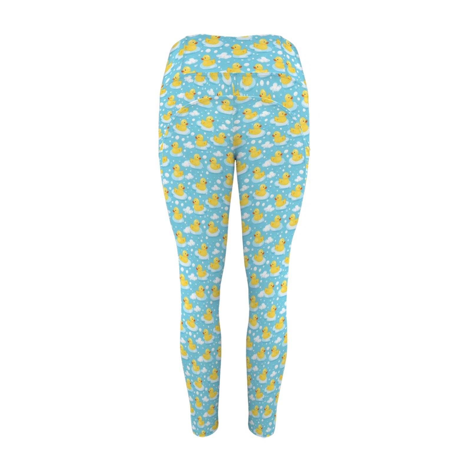 Rubber Ducks Women's High Waist Pockets Yoga Leggings