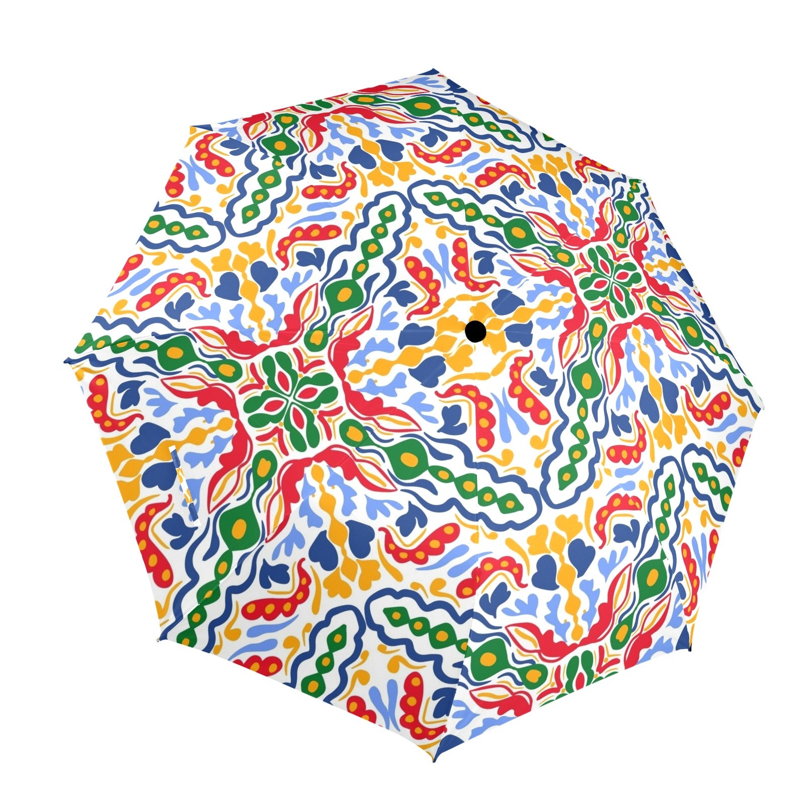 Bright Burst - Semi-Automatic Foldable Umbrella (Model U12) One Size Semi-Automatic Foldable Umbrella (U12)