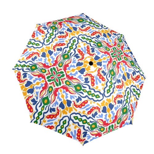 Bright Burst - Semi-Automatic Foldable Umbrella (Model U12) One Size Semi-Automatic Foldable Umbrella (U12)