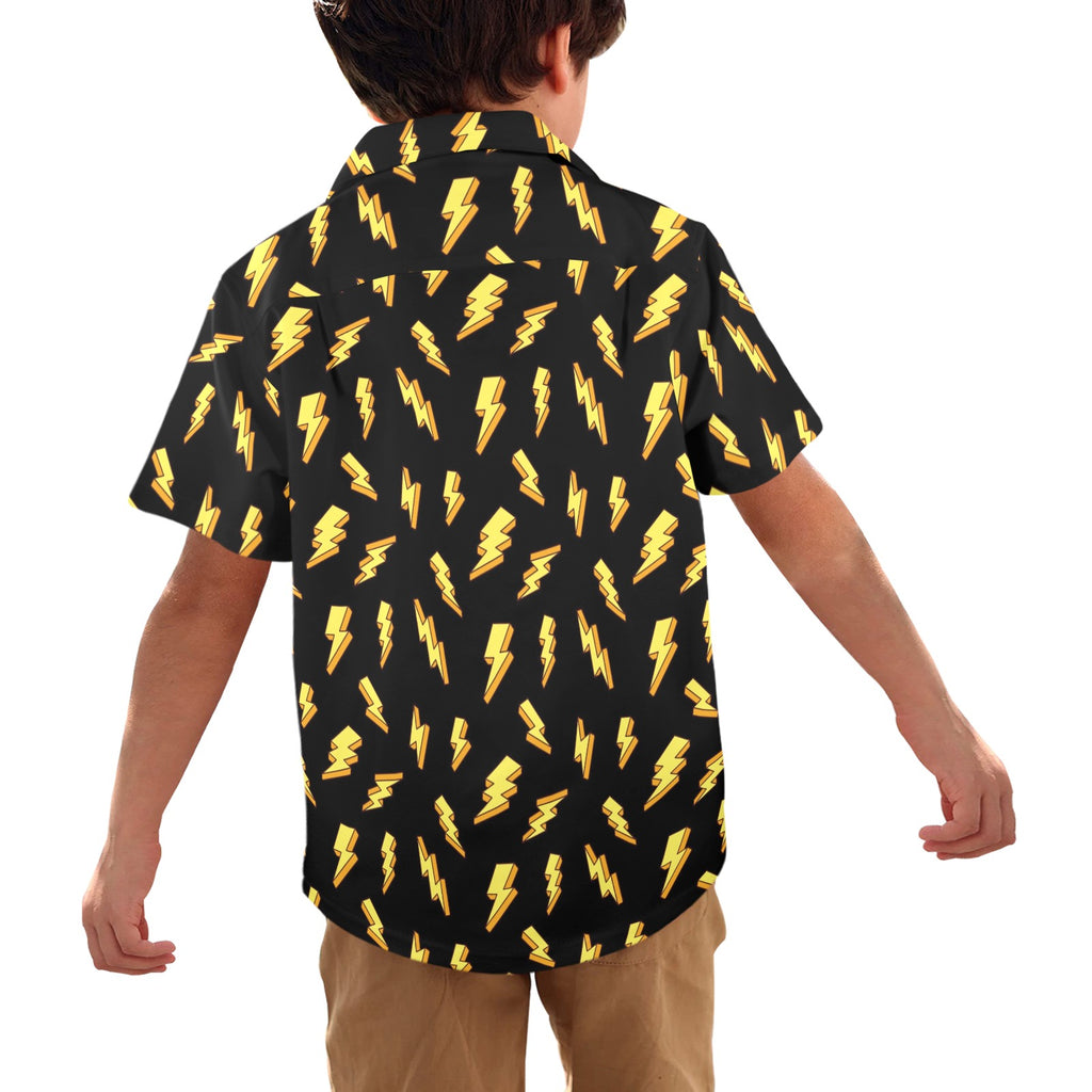 Lightning Bolts - Junior Kids Hawaiian Shirt