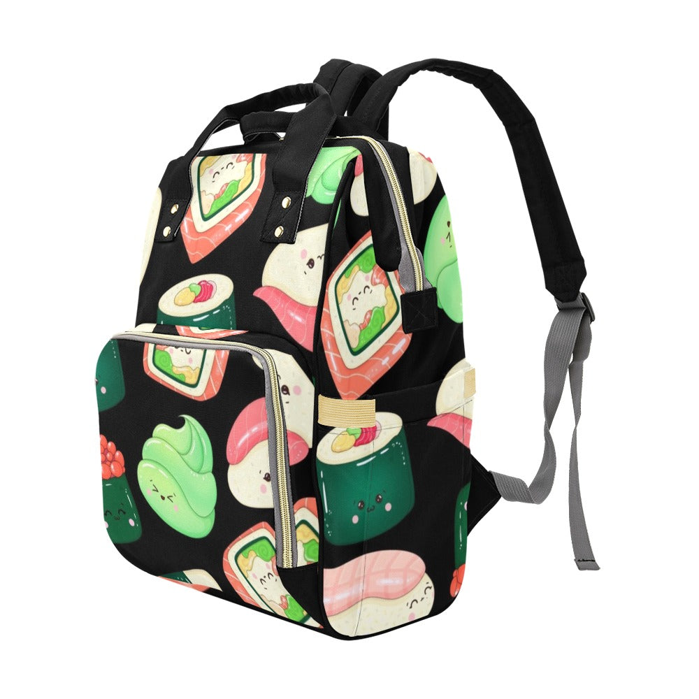 Happy Sushi - Multi-Function Backpack, Nappy / Diaper Bag