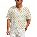 Winking Avocados Men's Crinkle Hawaiian Shirt Men's Crinkle Hawaiian Shirt Food Printed Offshore