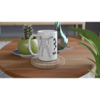 Personalised Mummy Needs A Coffee White 15oz Ceramic Mug Personalised 15oz Mug Globally Fulfilled Mum