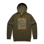 We Are All Different, But We All Swim Together Men's AS Colour Hoodie Army Mens Hoodie animal Ocean Positivity Printed In Australia
