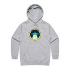Sorry I'm Taken, Alien UFO - Womens Hoodie Grey Marle Womens Hoodie Printed In Australia Sci Fi