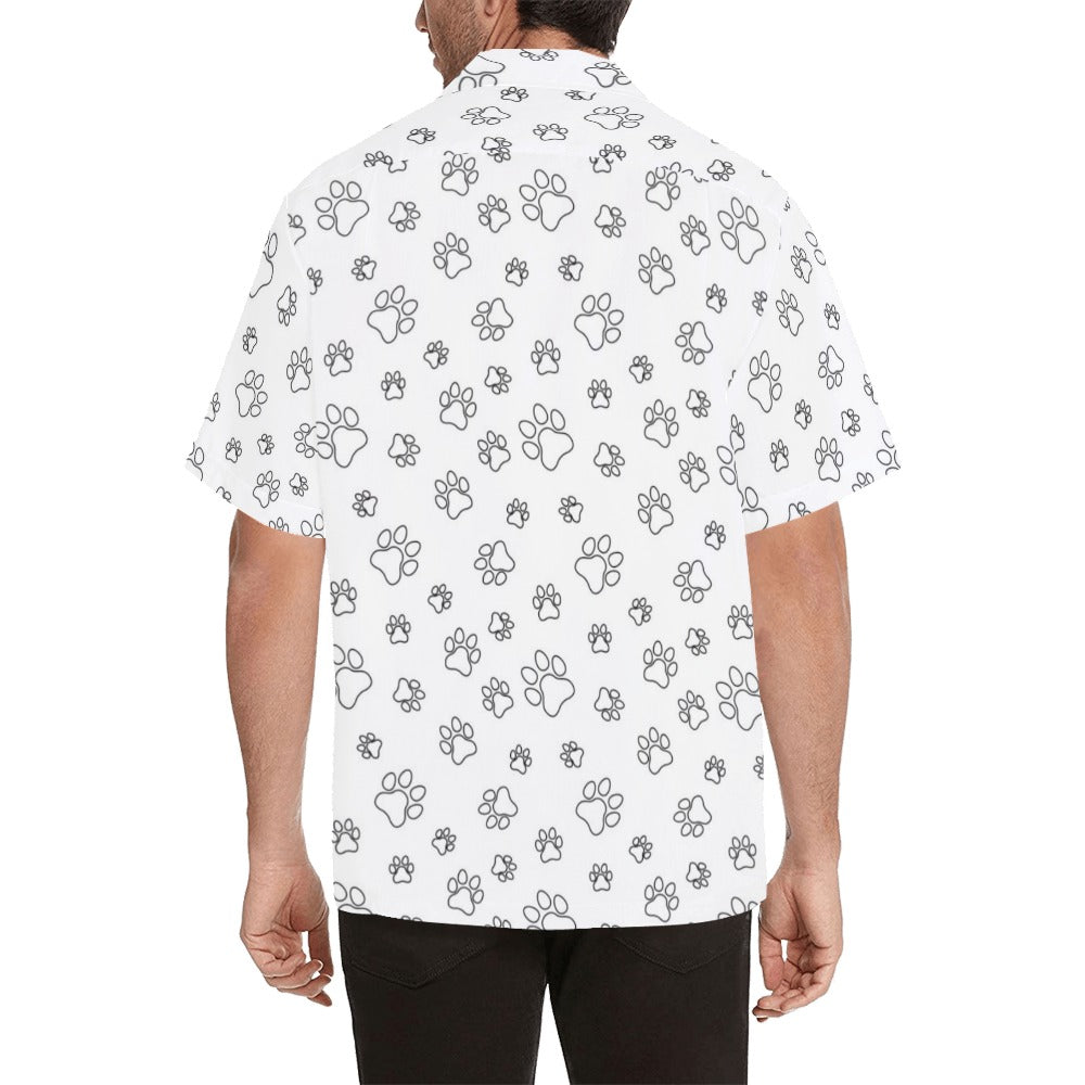 Dog Paws - Mens Hawaiian Shirt
