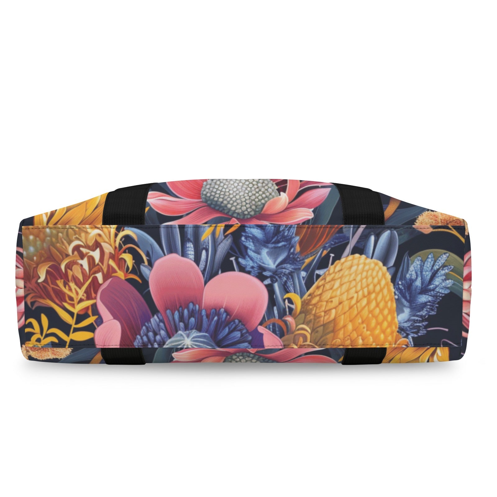 Aussie Floral Duffle Bag-Simple (Model 1715) Duffle Bag-Simple (1715)