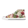 Pomegranate Plant Women's High Top Canvas Shoes US12 Womens Classic High Top Shoes Printed Offshore