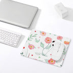 Blossoms Leather Mouse Pad Leather Mouse Pad Plants Printed Offshore