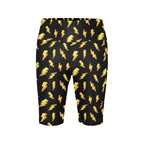 Lightning Bolts Women's Bike Shorts With Side Pockets Women's Bike Shorts comic Printed Offshore